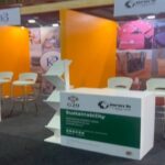 Green exhibition booth at SA Imbokodo event