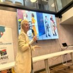 Booth setup at SA Imbokodo’s community exhibition