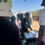 Food being handed out during a SA Imbokodo outreach event